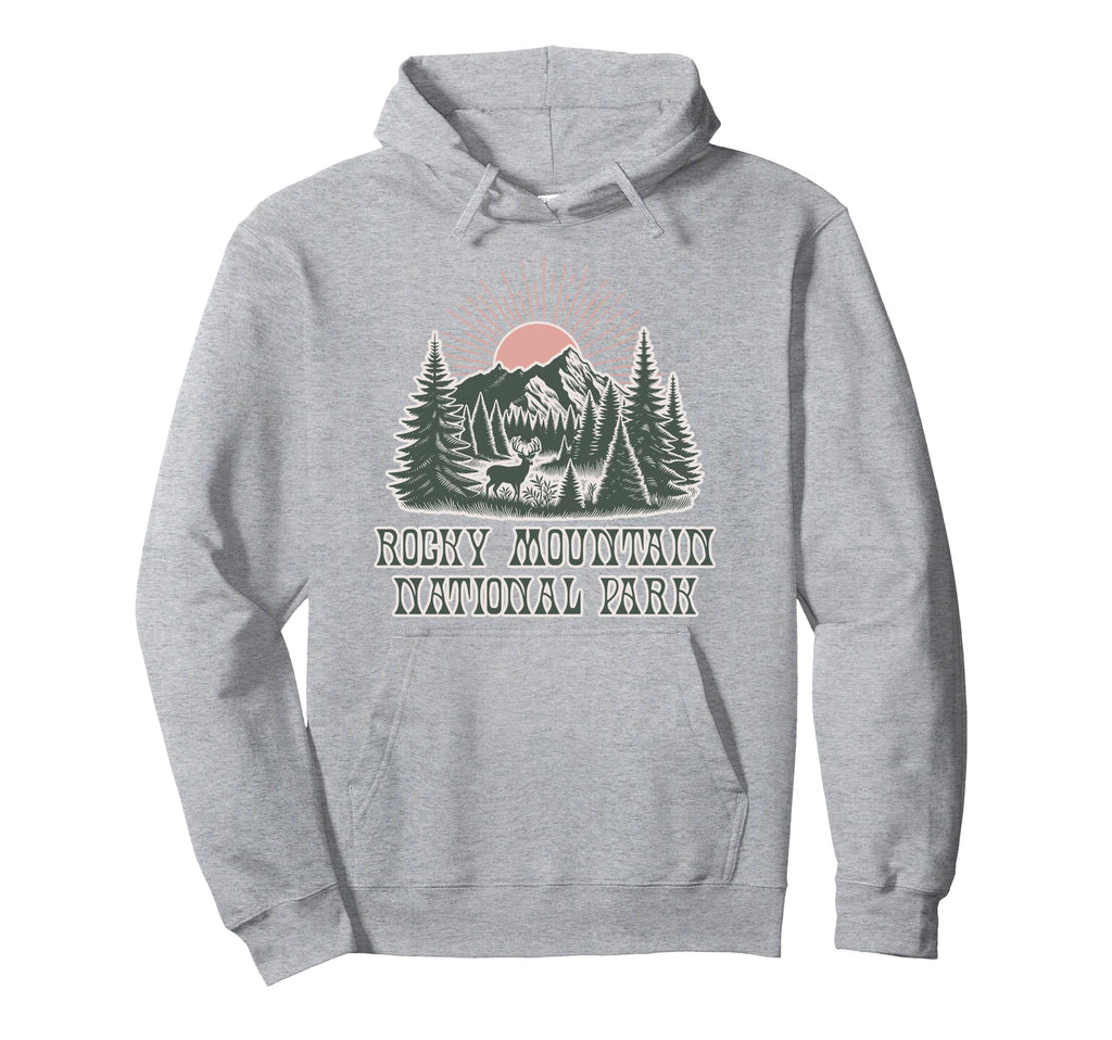 Rocky Mountain National Park Colorado Hoodie - Streetwear Style Men Women - T-Shirt, Sweatshirt, Hoodie