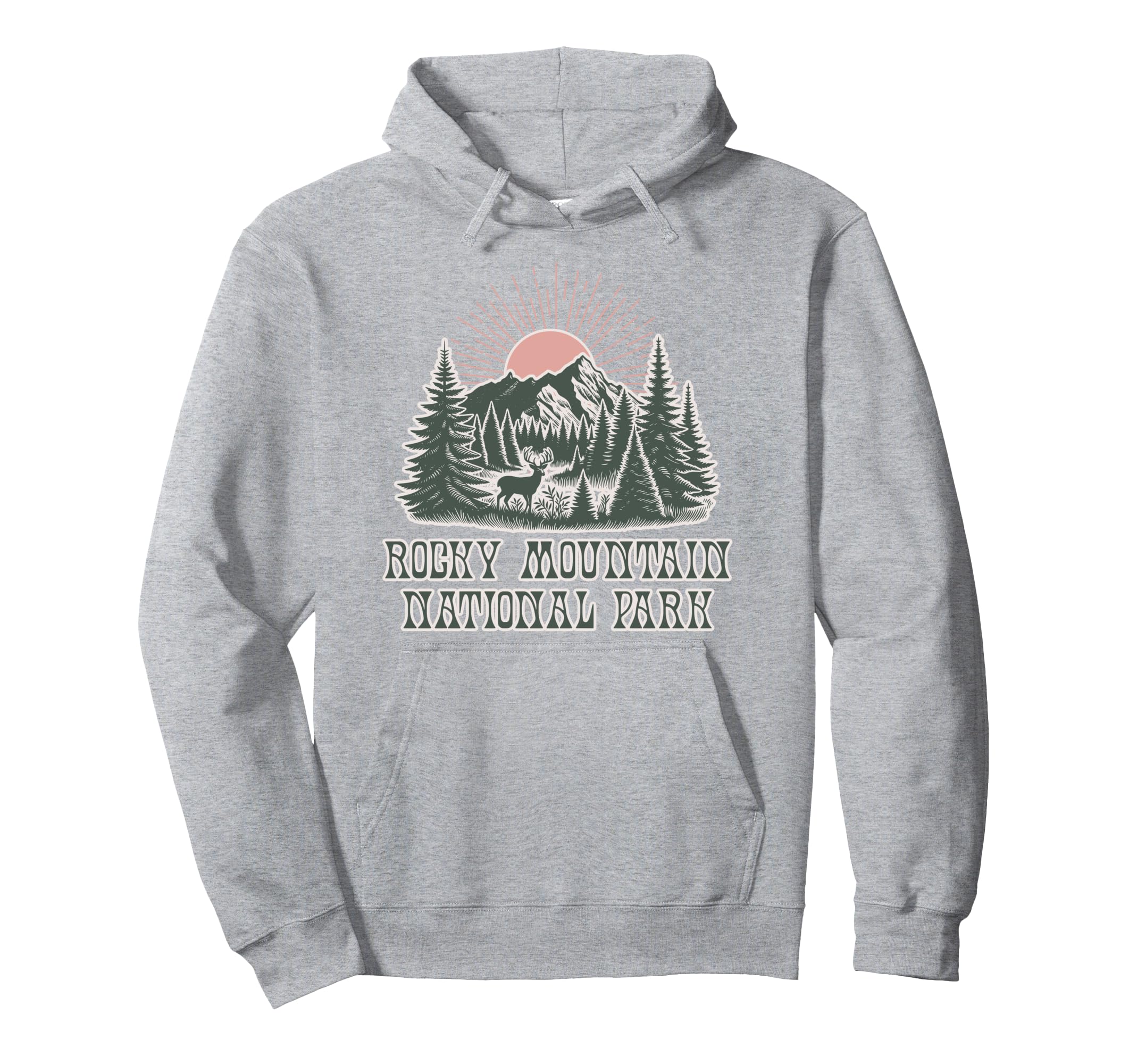 Rocky Mountain National Park Colorado Hoodie - Streetwear Style Men Women - T-Shirt, Sweatshirt, Hoodie
