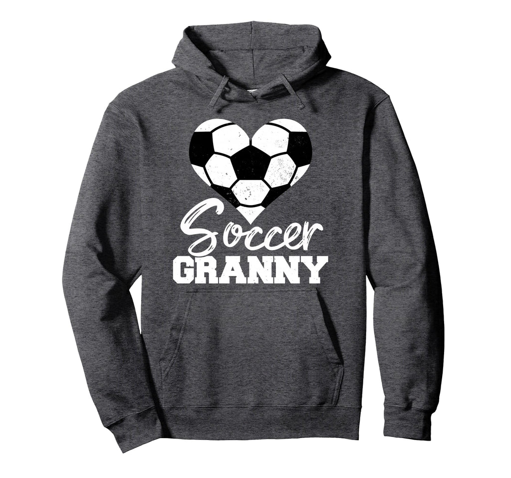 Soccer Granny Heart Funny Heartfelt Hoodie - Aesthetic Graphic for Adults - T-Shirt, Sweatshirt, Hoodie