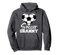 Soccer Granny Heart Funny Heartfelt Hoodie - Aesthetic Graphic for Adults - T-Shirt, Sweatshirt, Hoodie