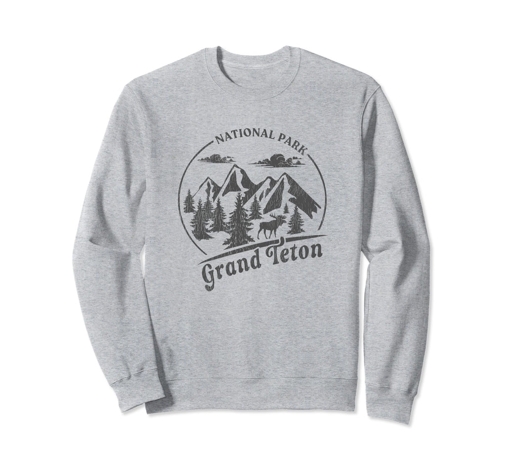 Grand Teton National Park Sweatshirt - Unique Graphic Unisex - T-Shirt, Sweatshirt, Hoodie