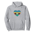 Cassette Tape Heart 80S Music Lovers Hoodie - Fun Novelty Design for Adults - T-Shirt, Sweatshirt, Hoodie