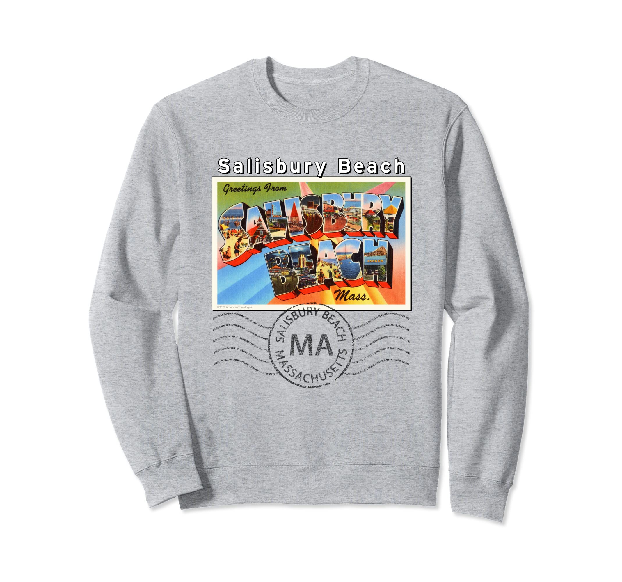 Salisbury Beach Massachusetts Sweatshirt - Casual Everyday Wear for Adults - T-Shirt, Sweatshirt, Hoodie