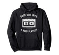 Good Hood Playlist Cassette Tape Hoodie - Novelty Apparel for Adults - T-Shirt, Sweatshirt, Hoodie
