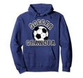 Soccer Ball Distressed Trending Grandpa Hoodie - Aesthetic Graphic Unisex - T-Shirt, Sweatshirt, Hoodie