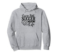 Livin That Soccer Mom Life Funny Sports Hoodie - Trendy Graphic for Adults - T-Shirt, Sweatshirt, Hoodie