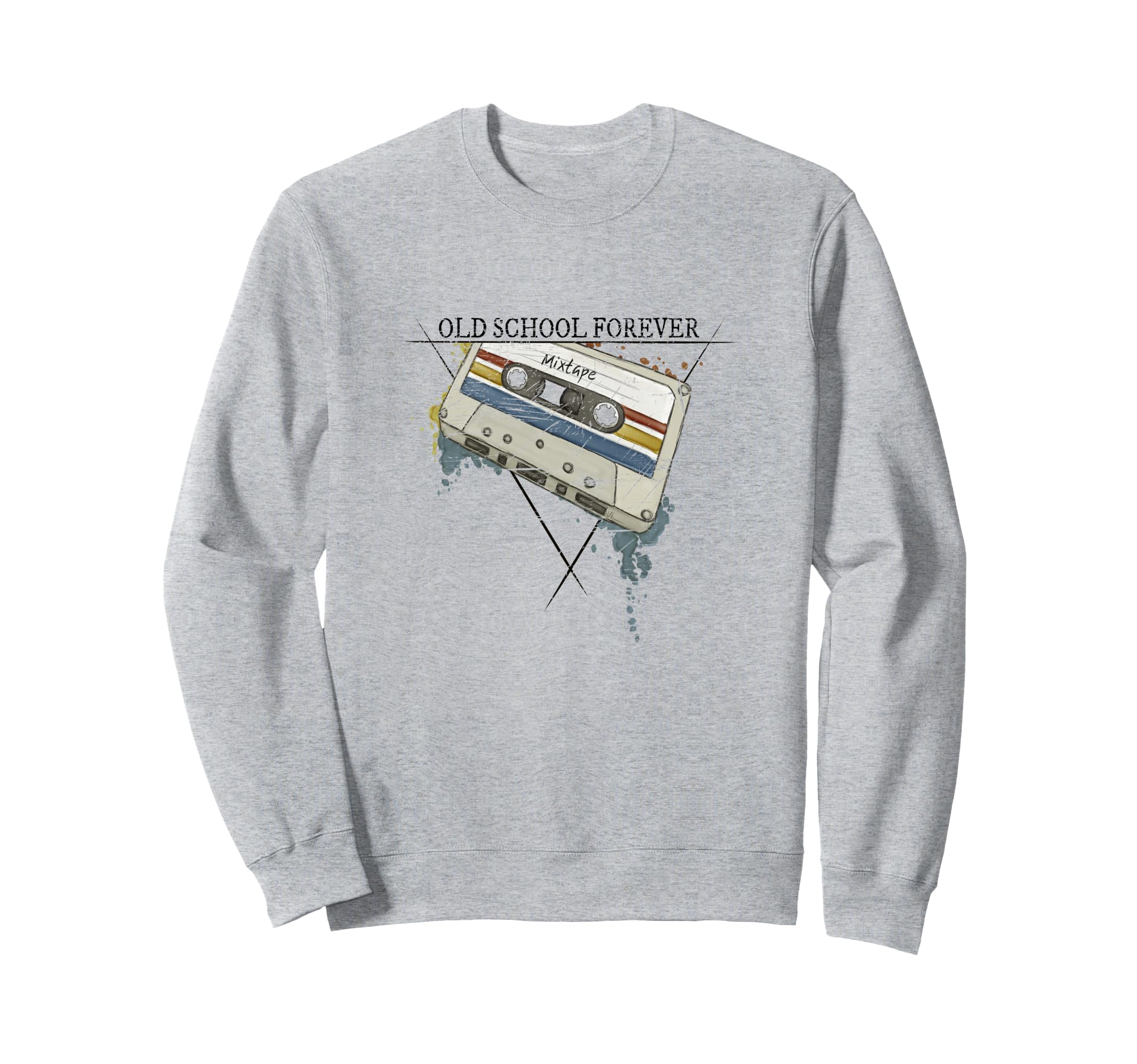 Old School Forever 90S Cassette Sweatshirt - Trendy Graphic Men Women - T-Shirt, Sweatshirt, Hoodie