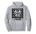 Soccer Aunt Soccer Auntie Coquette Bow Hoodie - Streetwear Style for Adults - T-Shirt, Sweatshirt, Hoodie