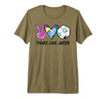 Peace Love Soccer Tie Dye Soccer T-Shirt - Casual Everyday Wear Men Women - T-Shirt, Sweatshirt, Hoodie