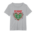My Heart Is That Field Soccer Fan T-Shirt - Unique Graphic Men Women - T-Shirt, Sweatshirt, Hoodie