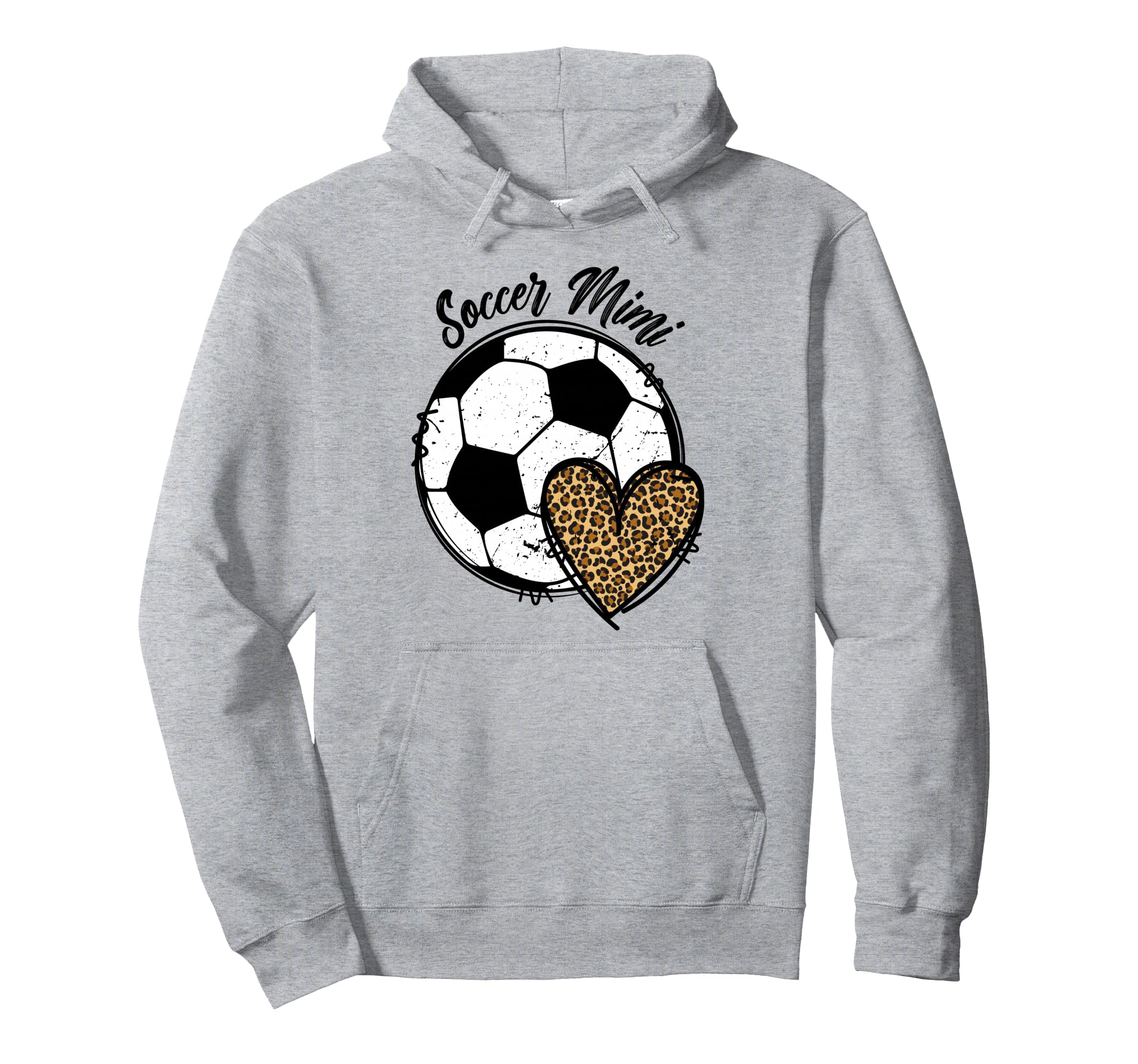 Soccer Mimi Grandma Heart Mimi Soccer Hoodie - Aesthetic Graphic Unisex - T-Shirt, Sweatshirt, Hoodie