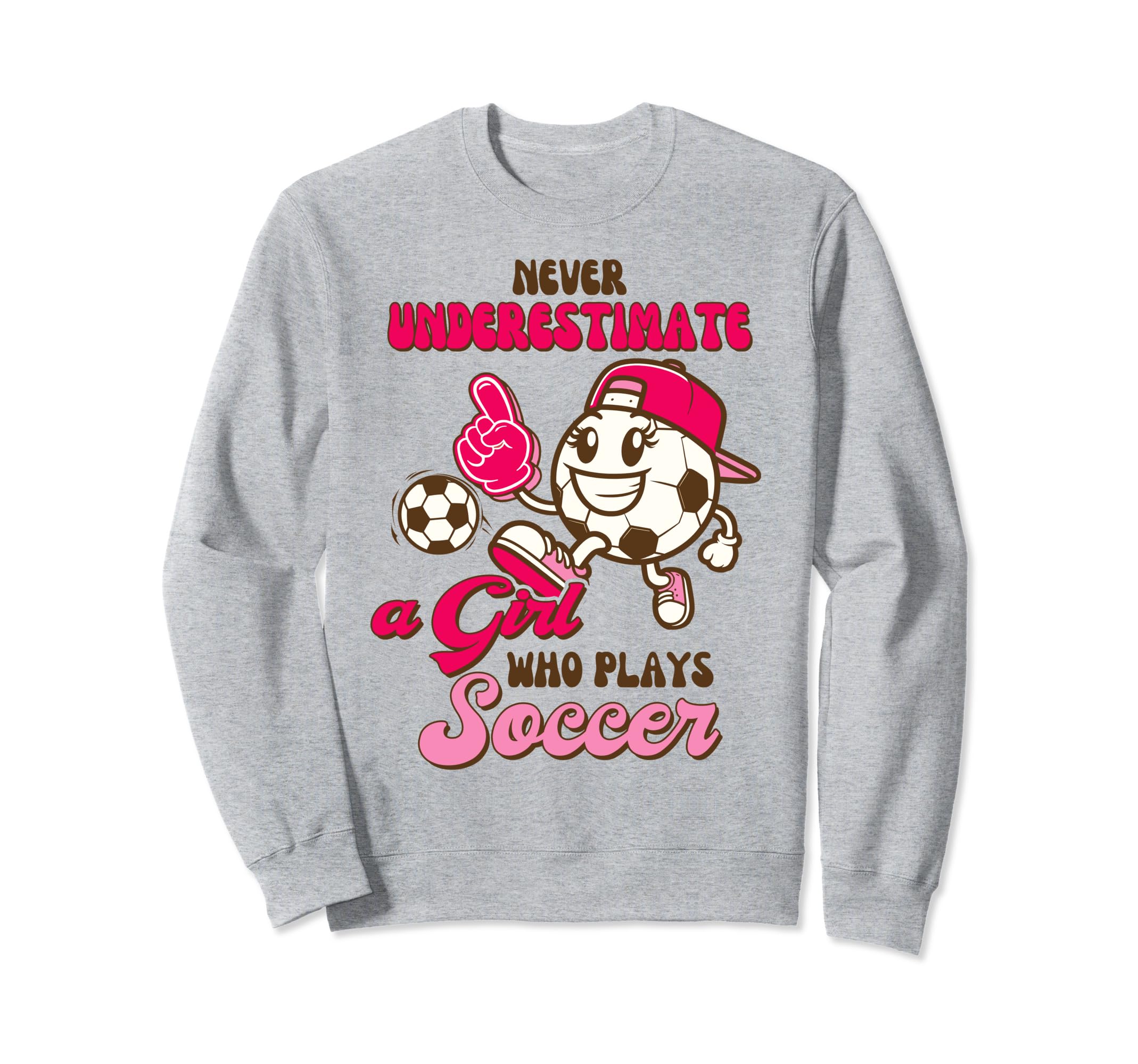 Soccer Player Never Underestimate Sweatshirt - Casual Everyday Wear Unisex - T-Shirt, Sweatshirt, Hoodie