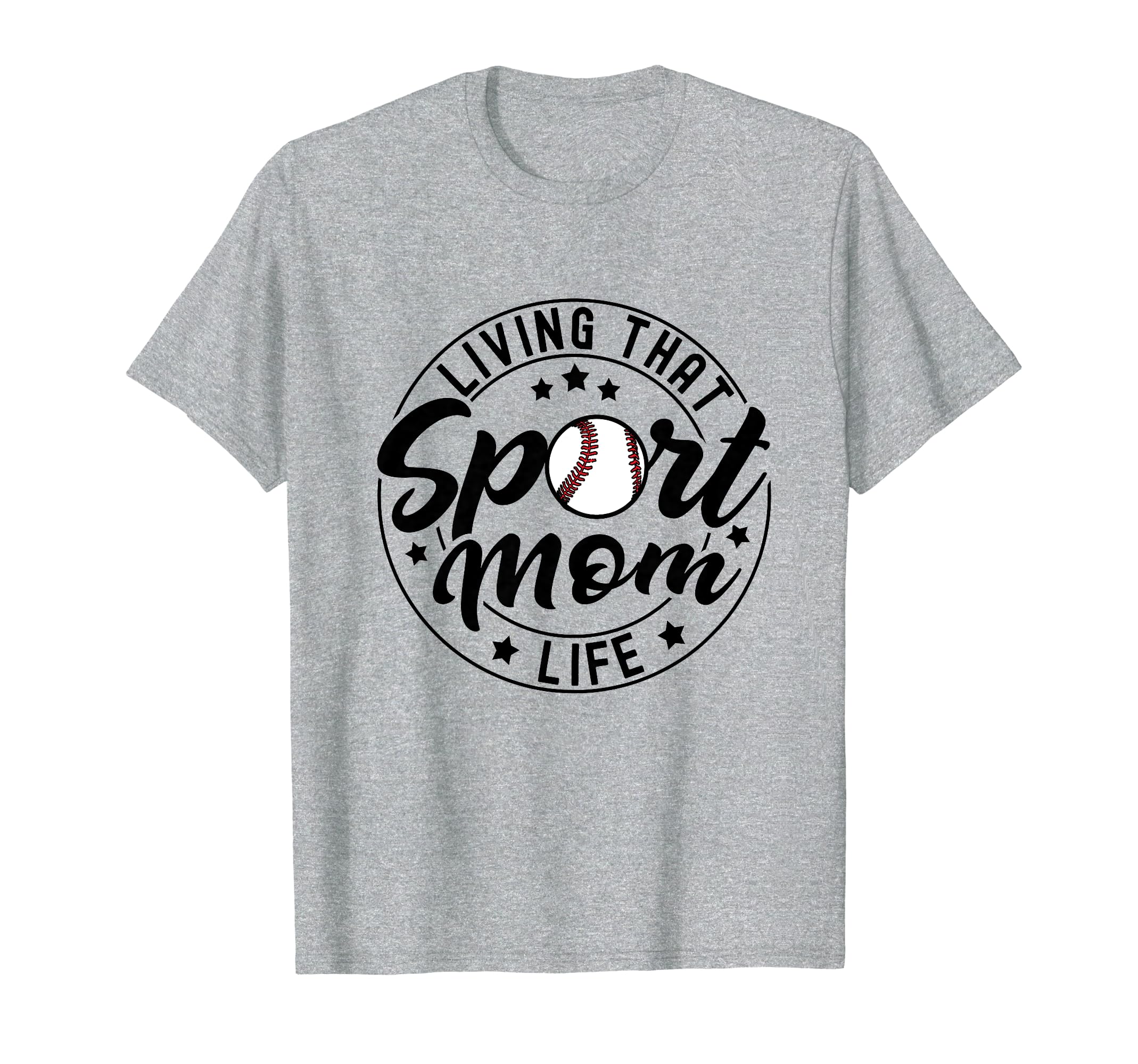 Living That Sport Mom Life Soccer T-Shirt - Casual Everyday Wear Men Women - T-Shirt, Sweatshirt, Hoodie