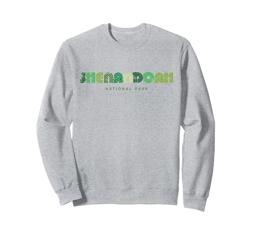 Shenandoah National Park 70S 80S Type Sweatshirt - Unique Graphic Unisex - T-Shirt, Sweatshirt, Hoodie