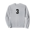 Number 3 80S 90S Soccer Team Sweatshirt - Fun Novelty Design for Adults - T-Shirt, Sweatshirt, Hoodie