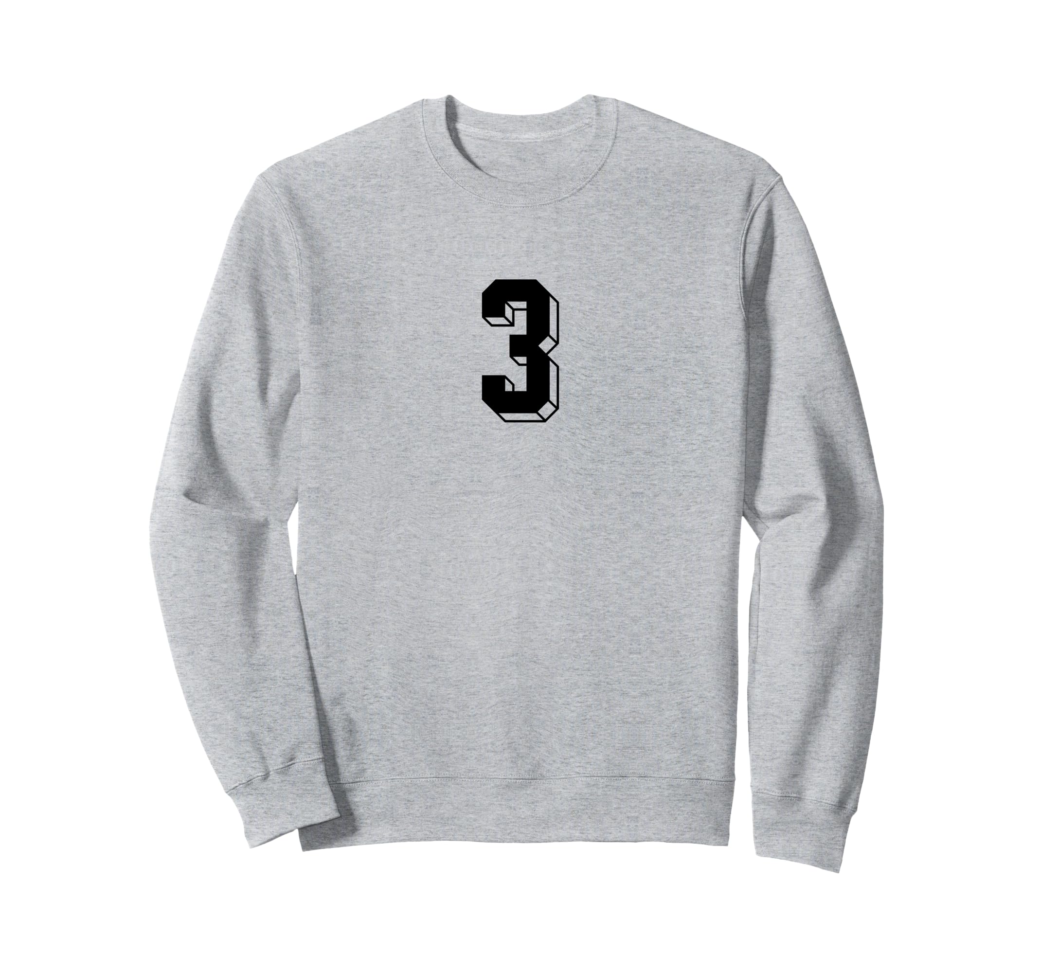 Number 3 80S 90S Soccer Team Sweatshirt - Fun Novelty Design for Adults - T-Shirt, Sweatshirt, Hoodie