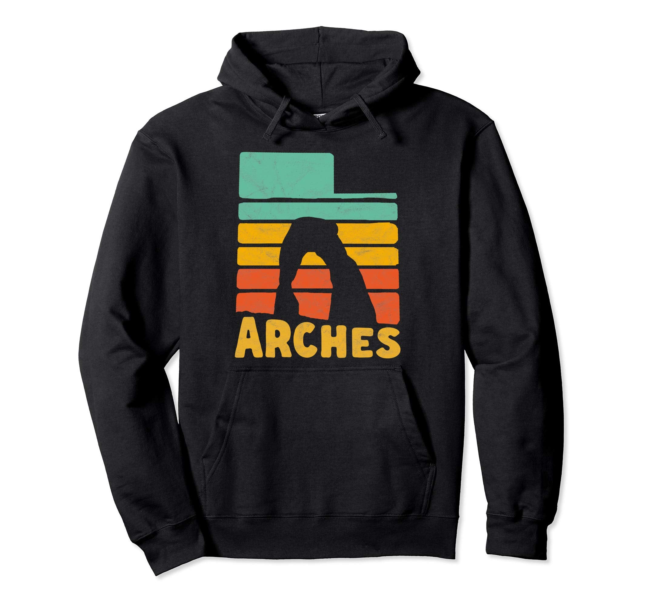 Arches National Park State Utah Shape Hoodie - Streetwear Style Men Women - T-Shirt, Sweatshirt, Hoodie