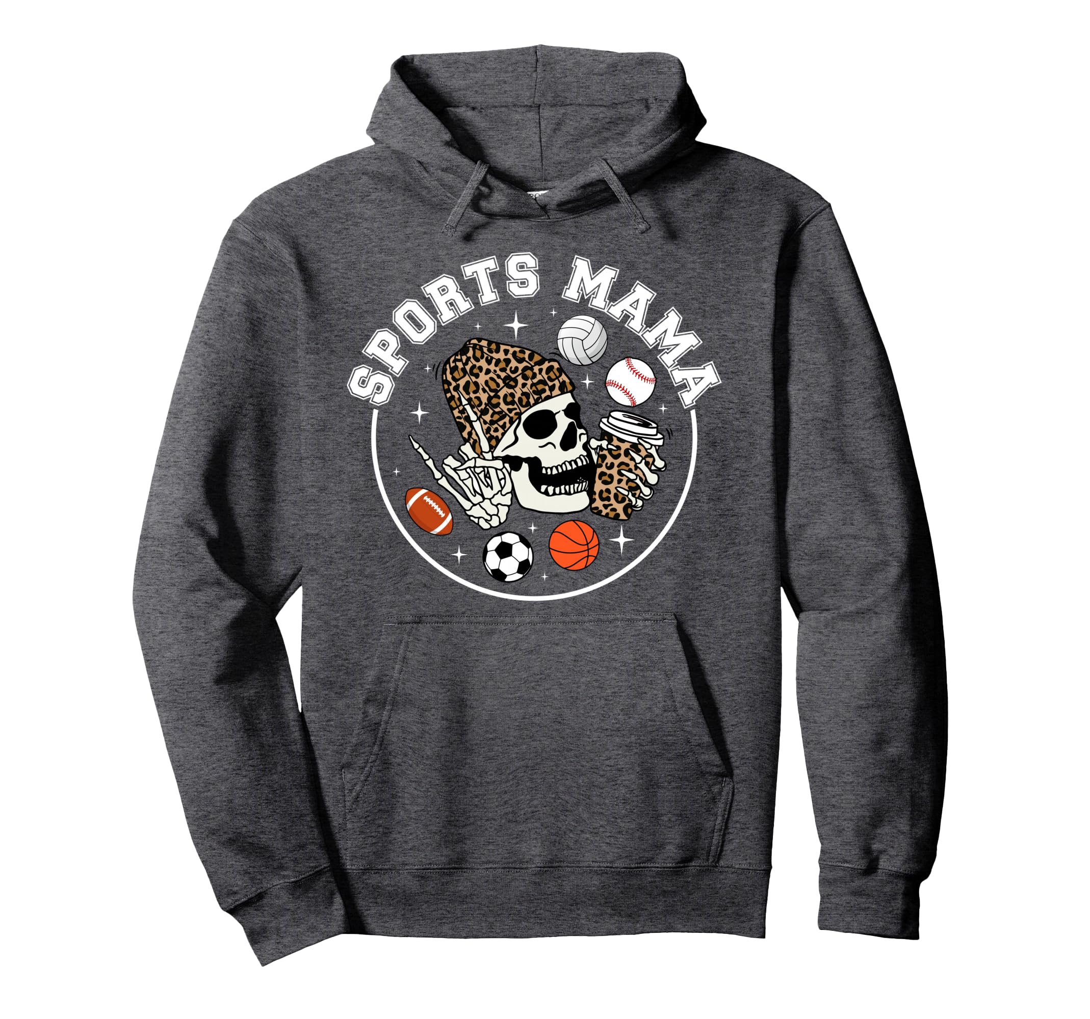 Sports Mama Sports Mom Sports Mother Hoodie - Graphic Print Men Women - T-Shirt, Sweatshirt, Hoodie