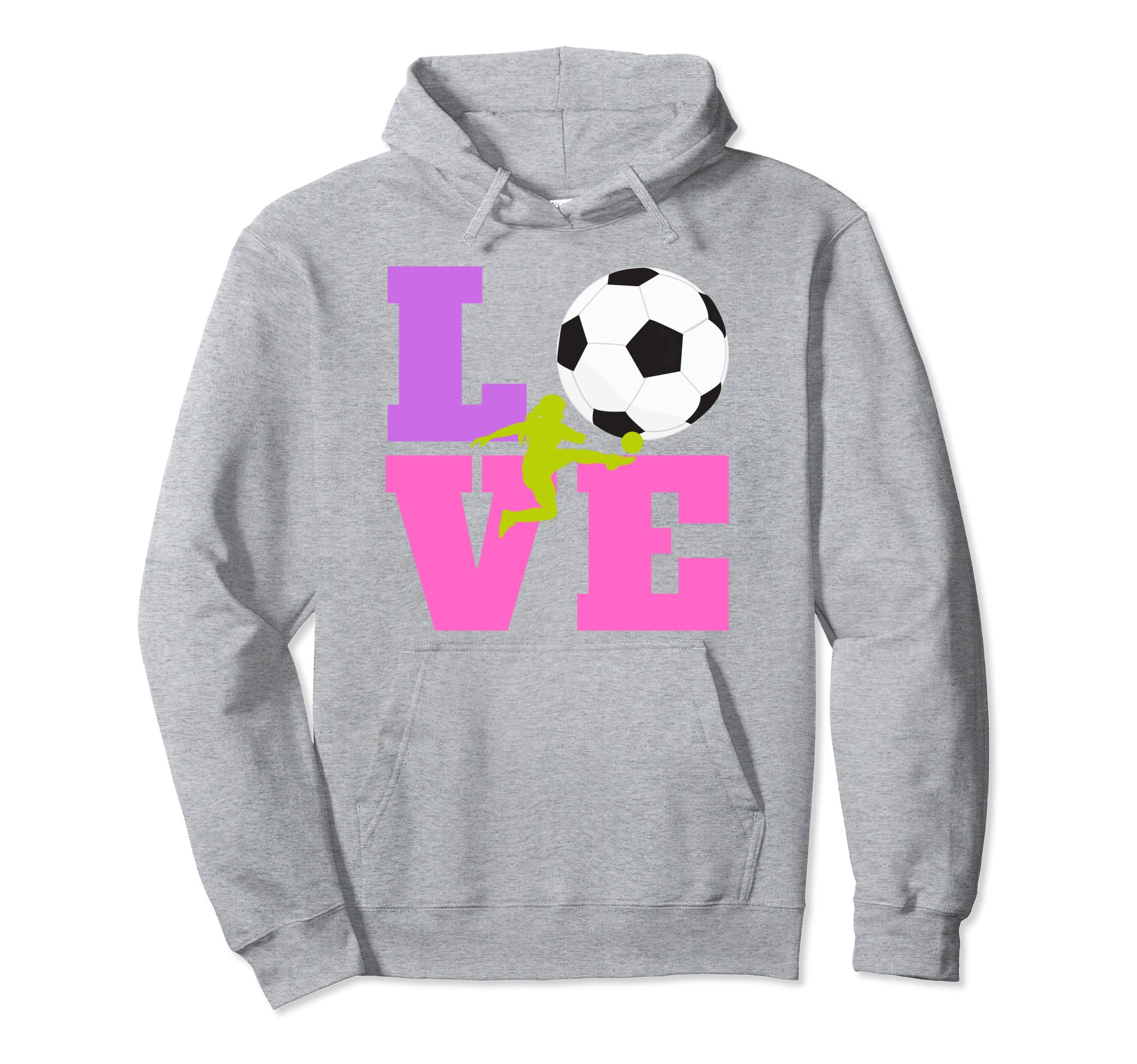 Soccer Soccer Player Love Soccer Hoodie - Graphic Print Men Women - T-Shirt, Sweatshirt, Hoodie