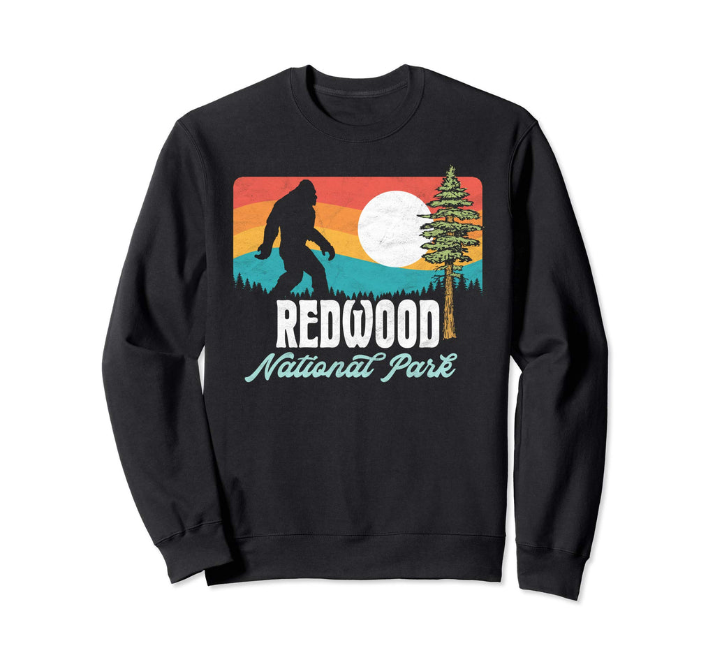 Redwood National Park Bigfoot Sweatshirt - Aesthetic Graphic for Adults - T-Shirt, Sweatshirt, Hoodie
