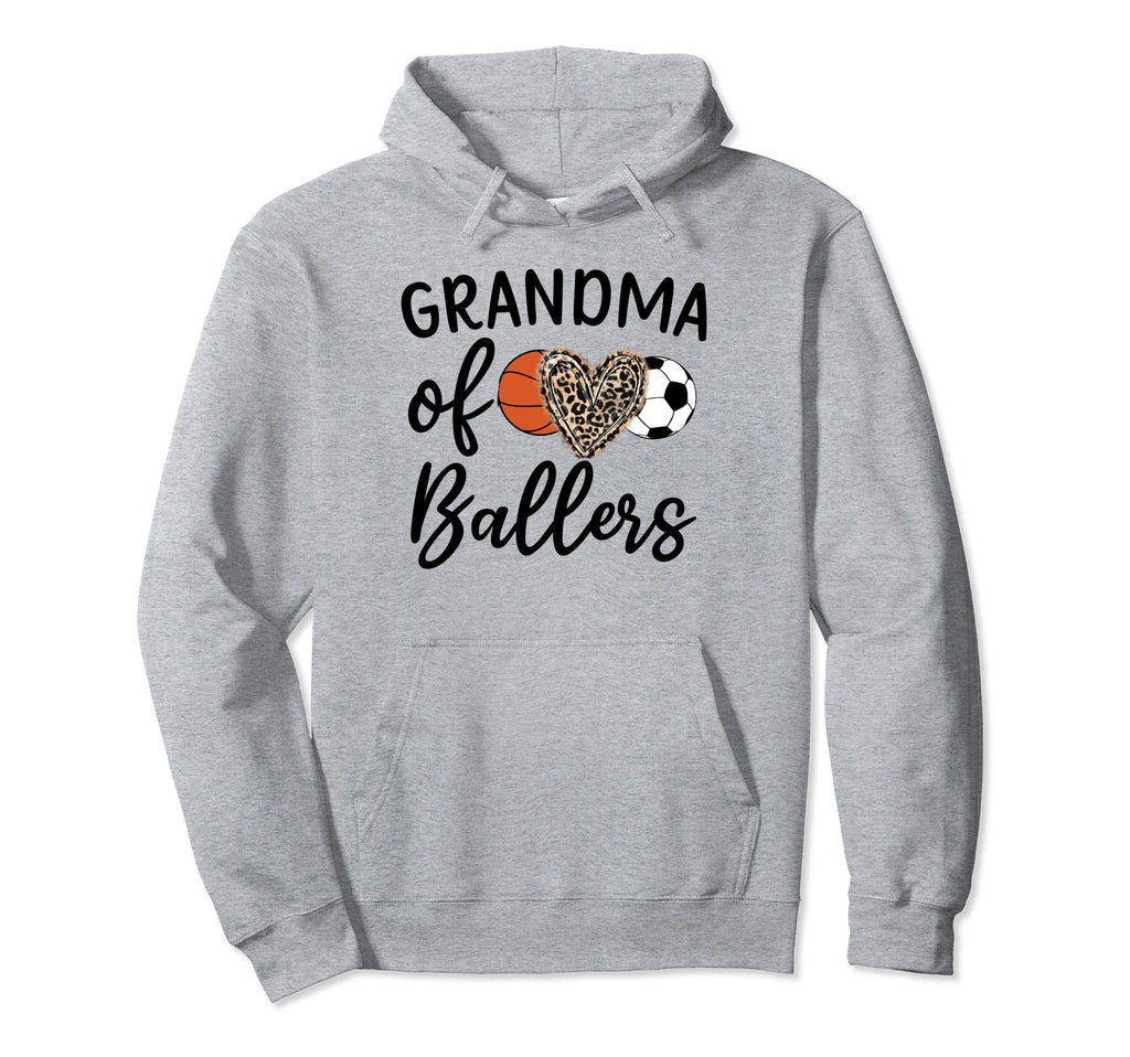 Grandma Ballers Grandma Both Hoodie - Custom Art Print for Adults - T-Shirt, Sweatshirt, Hoodie