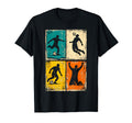 Distressed Soccer Player Silhouettes Sports T-Shirt - Trendy Graphic Unisex - T-Shirt, Sweatshirt, Hoodie