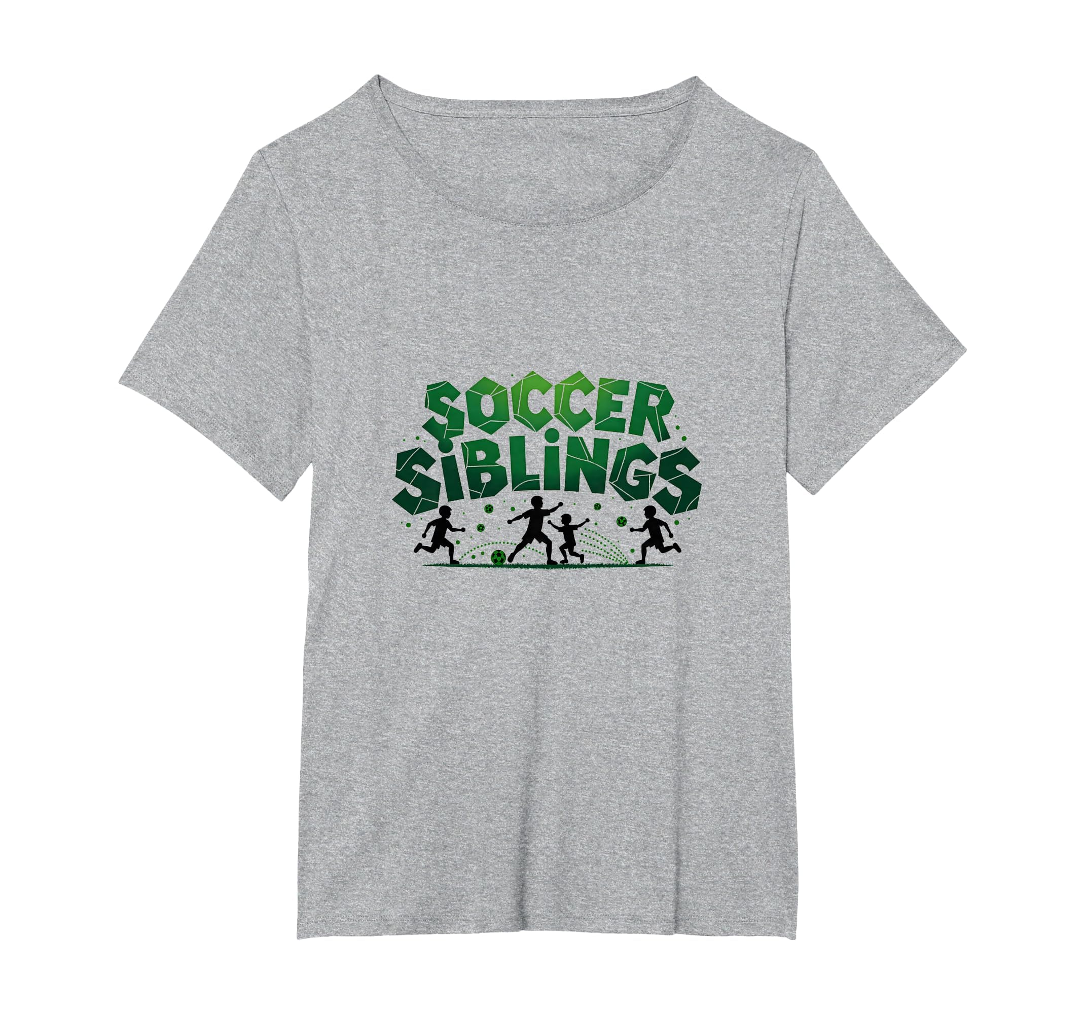 Soccer Siblings Family Teamwork T-Shirt - Aesthetic Graphic for Adults - T-Shirt, Sweatshirt, Hoodie