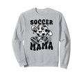 Checkered Soccer Mama Soccer Mom Sweatshirt - Trendy Graphic for Adults - T-Shirt, Sweatshirt, Hoodie