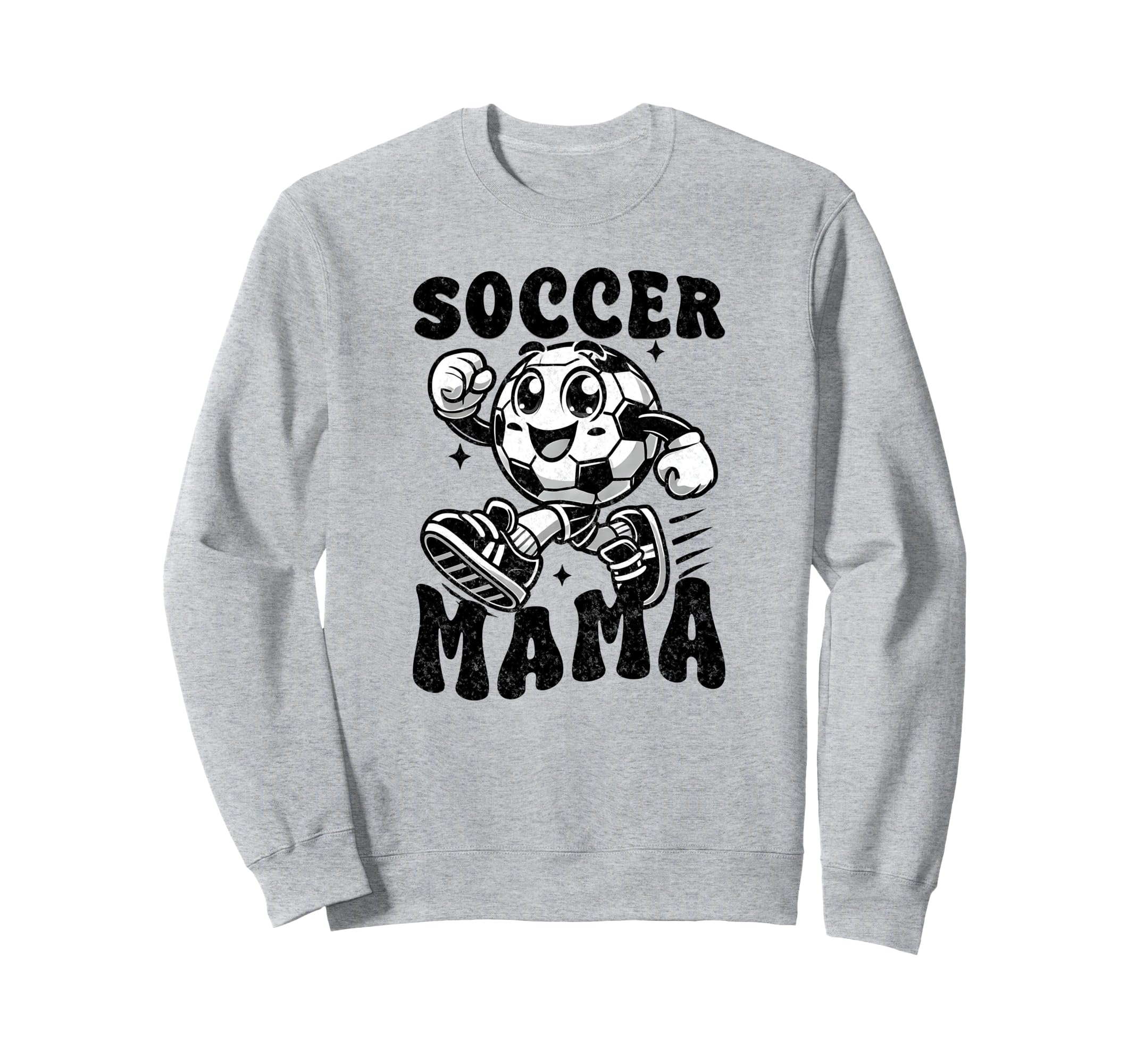 Checkered Soccer Mama Soccer Mom Sweatshirt - Trendy Graphic for Adults - T-Shirt, Sweatshirt, Hoodie