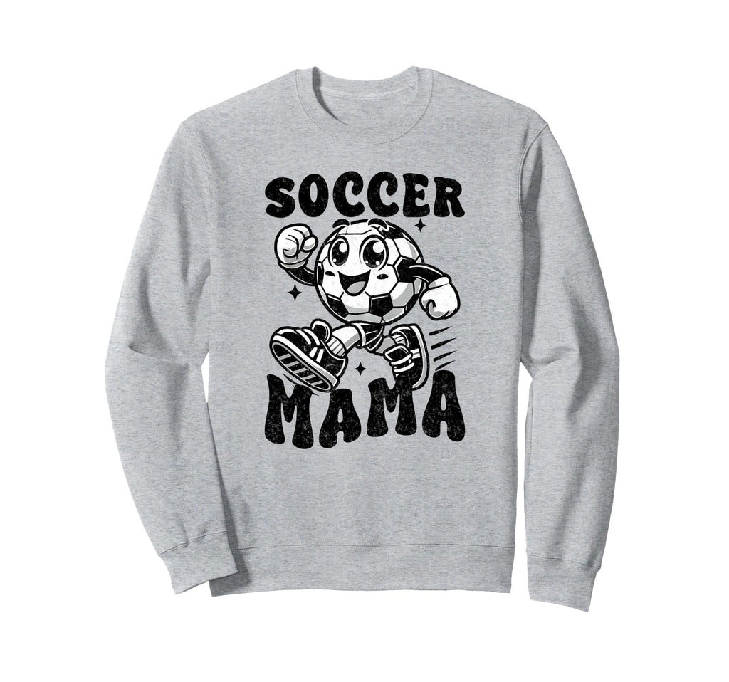 Checkered Soccer Mama Soccer Mom Sweatshirt - Trendy Graphic for Adults - T-Shirt, Sweatshirt, Hoodie