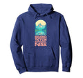 Grand Teton National Park Eighties Hoodie - Minimalist Print for Adults - T-Shirt, Sweatshirt, Hoodie