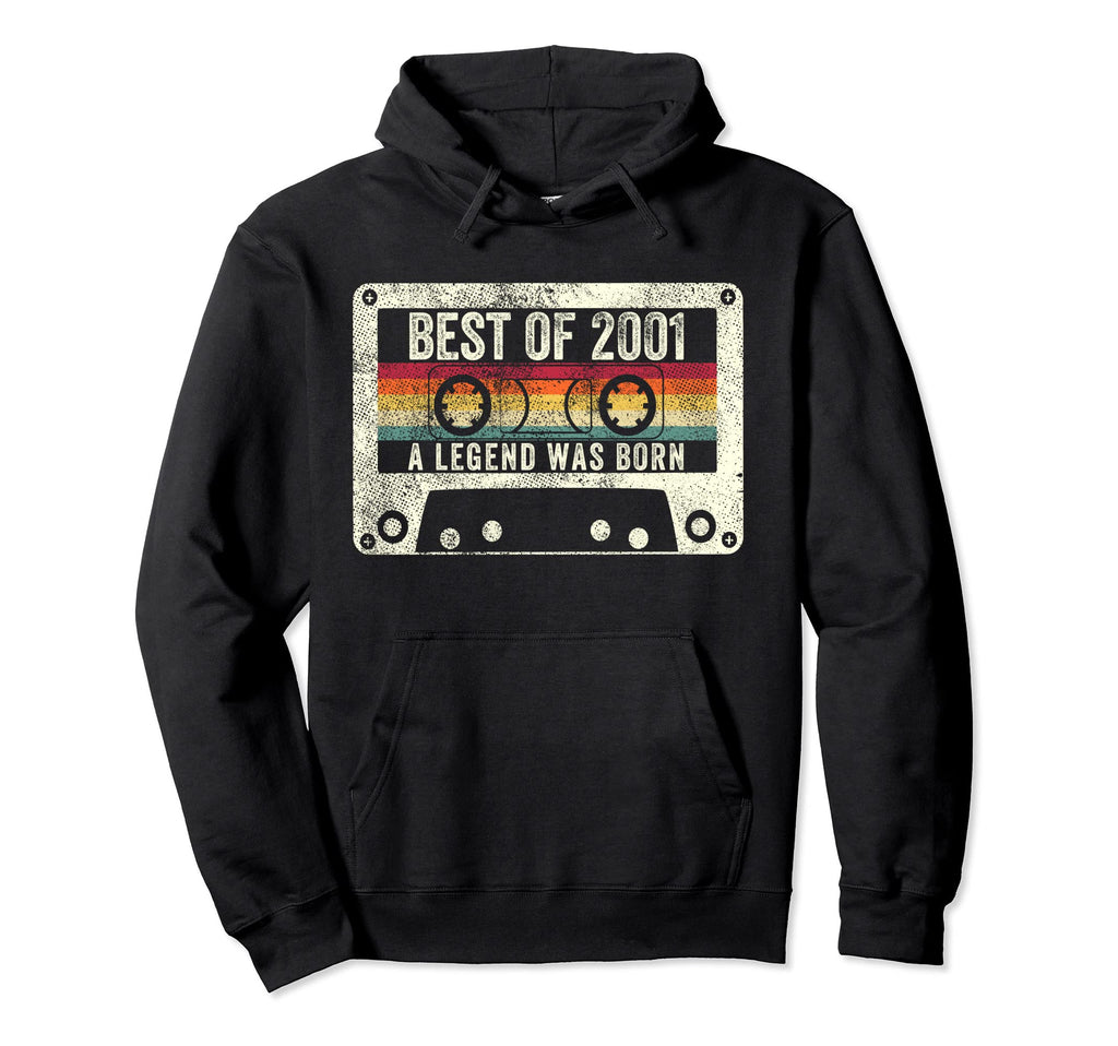 Best 2001 21St Birthday Gift 21 Years Old Hoodie - Novelty Apparel Unisex - T-Shirt, Sweatshirt, Hoodie
