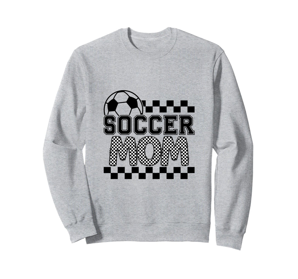 Soccer Mom Checker Checkered Sweatshirt - Minimalist Print Men Women - T-Shirt, Sweatshirt, Hoodie