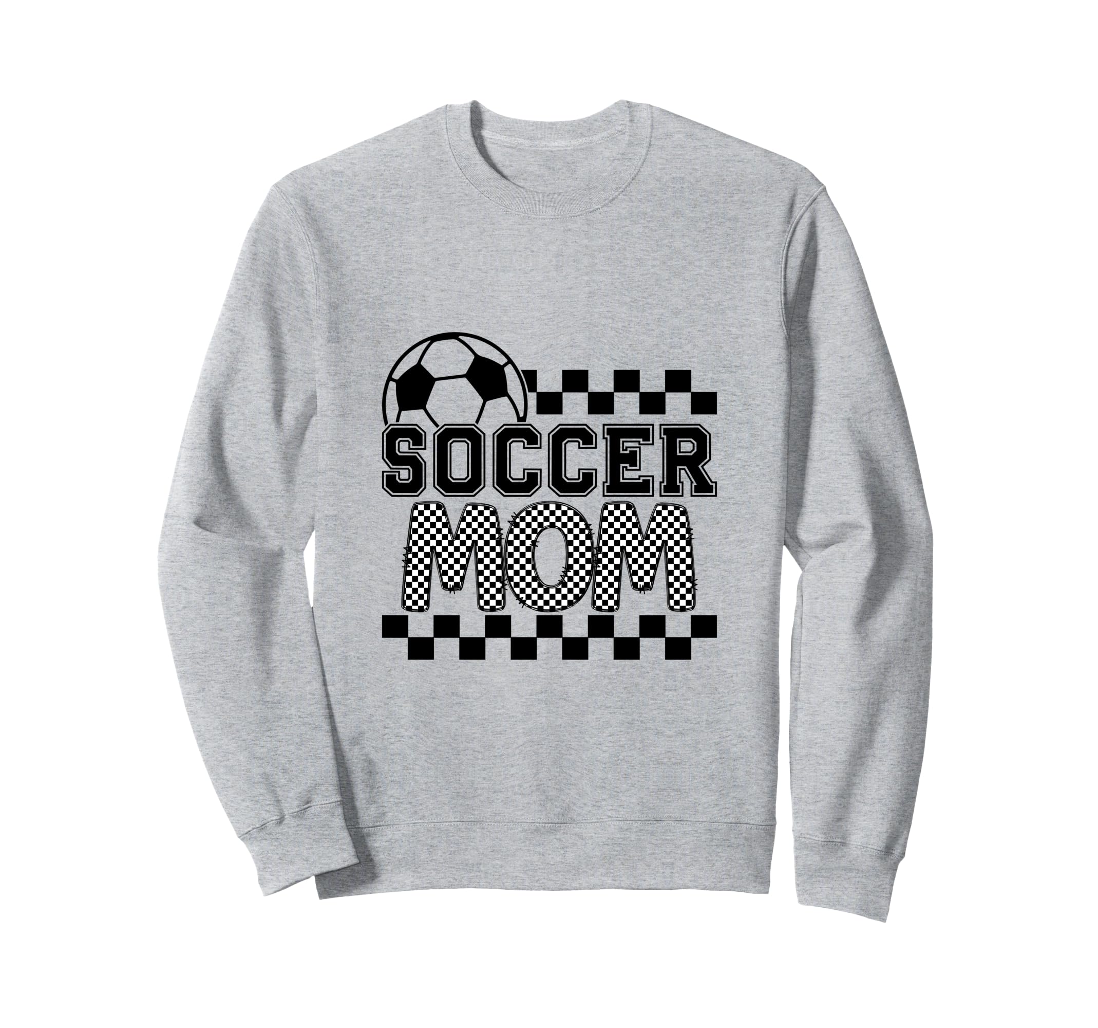 Soccer Mom Checker Checkered Sweatshirt - Minimalist Print Men Women - T-Shirt, Sweatshirt, Hoodie