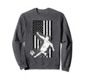 Simple Soccer Player Distressed Sweatshirt - Aesthetic Graphic Men Women - T-Shirt, Sweatshirt, Hoodie