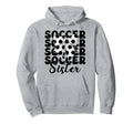 Soccer Sister Soccer Sis Coquette Bow Hoodie - Streetwear Style Men Women - T-Shirt, Sweatshirt, Hoodie