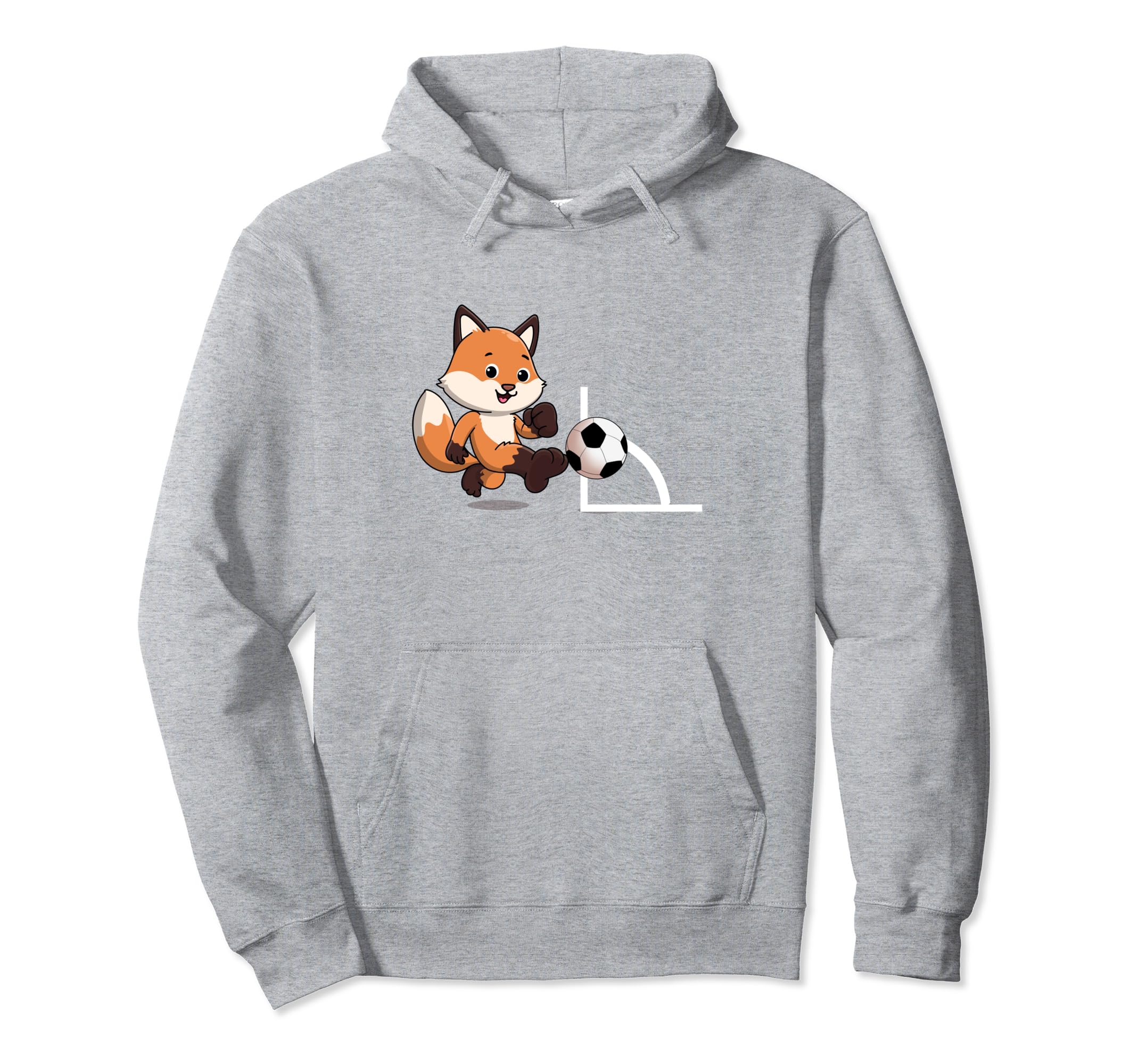 Funny Soccer Fox Player Offense Corner Hoodie - Custom Art Print Unisex - T-Shirt, Sweatshirt, Hoodie