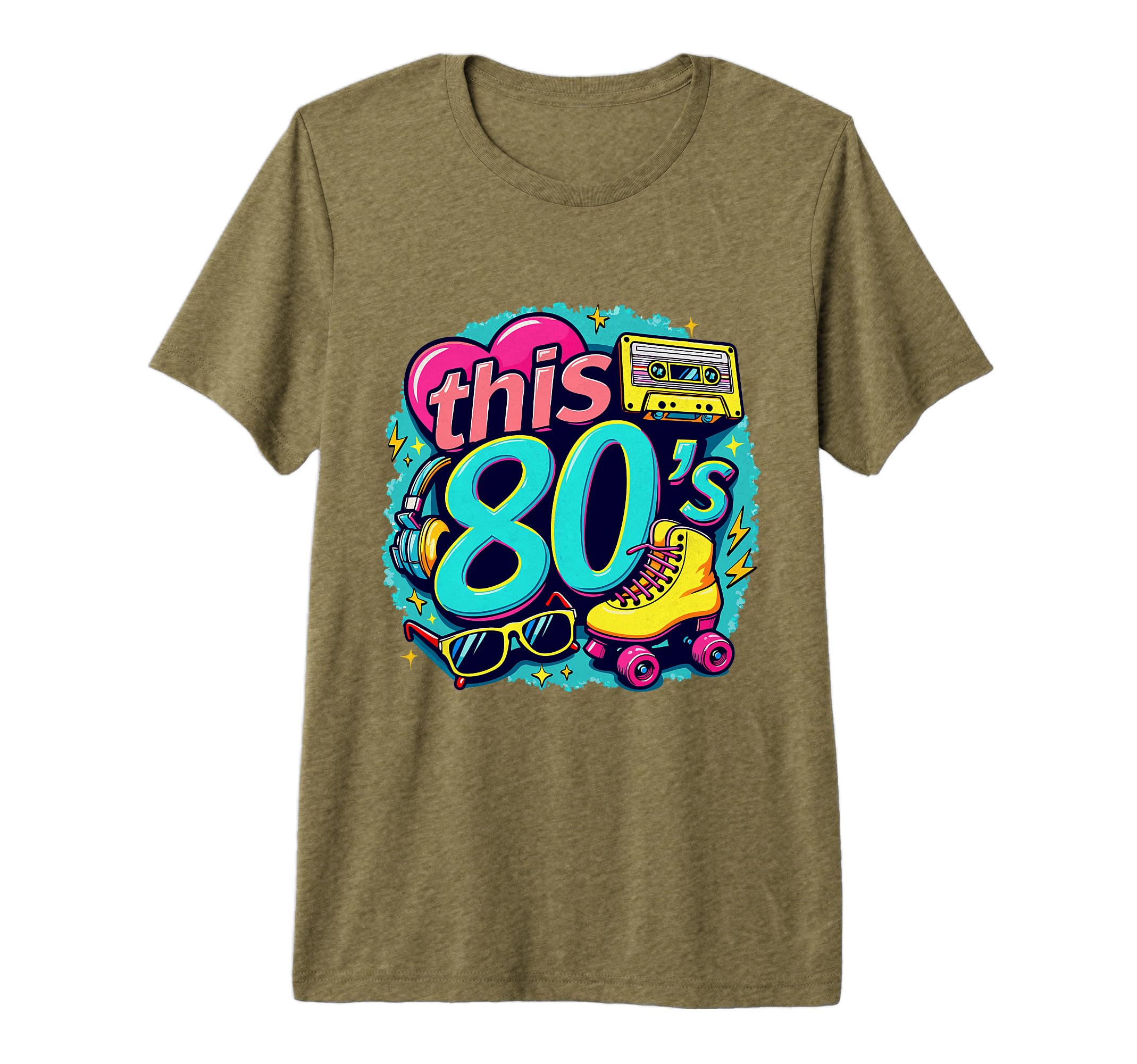This 80S Bro Cassette Roller Skates T-Shirt - Custom Art Print Unisex - T-Shirt, Sweatshirt, Hoodie