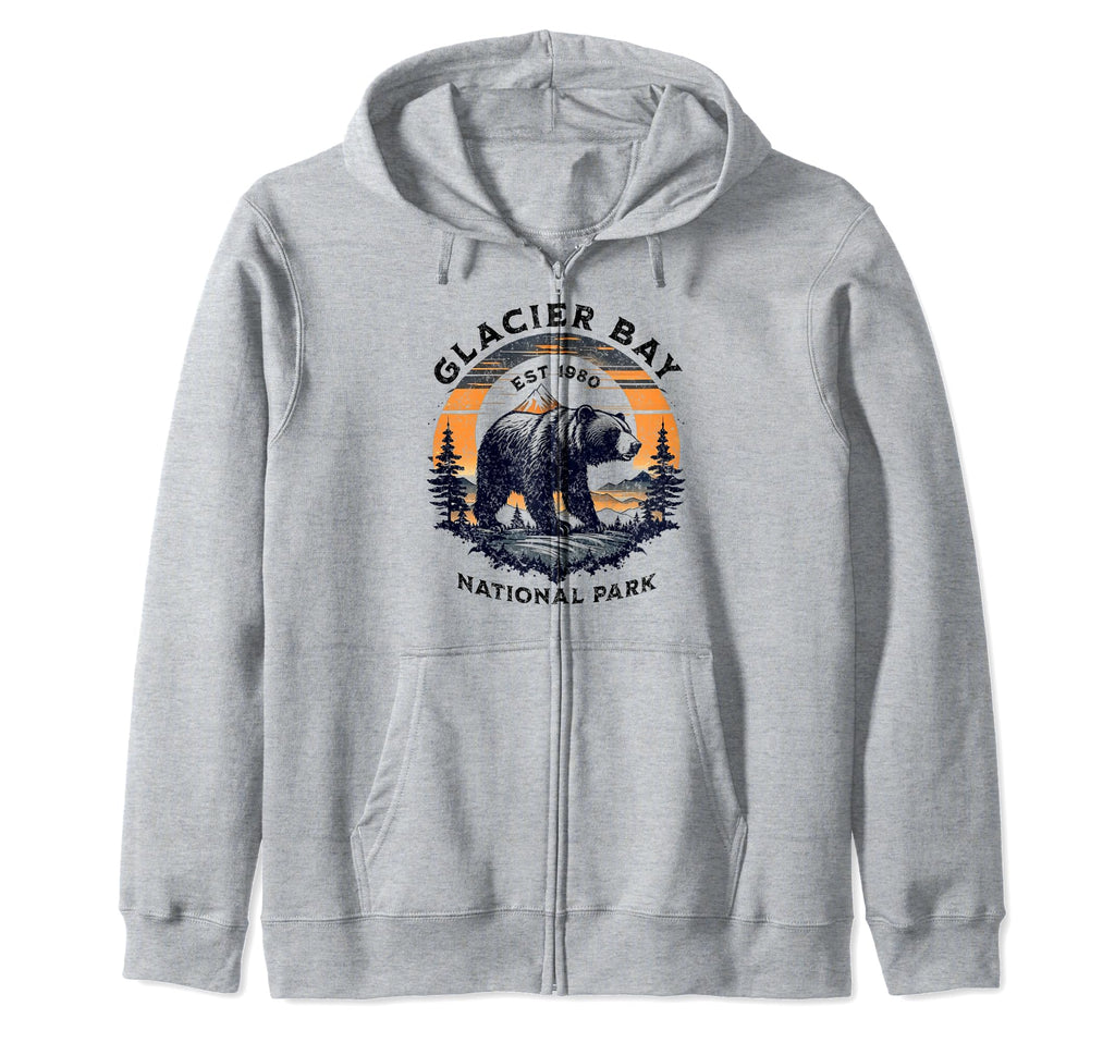 Glacier Bay National Park Alaska Usa T-Shirt - Graphic Print Men Women - T-Shirt, Sweatshirt, Hoodie