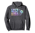 Soccer Life Is About Goals Hoodie - Casual Everyday Wear for Adults - T-Shirt, Sweatshirt, Hoodie