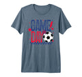 Game Day Soccer Season Blue Red T-Shirt - Casual Everyday Wear for Adults - T-Shirt, Sweatshirt, Hoodie