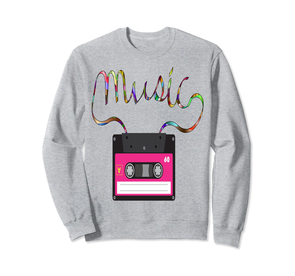Fun Music Cassette W Tape Spelling Sweatshirt - Streetwear Style Unisex - T-Shirt, Sweatshirt, Hoodie