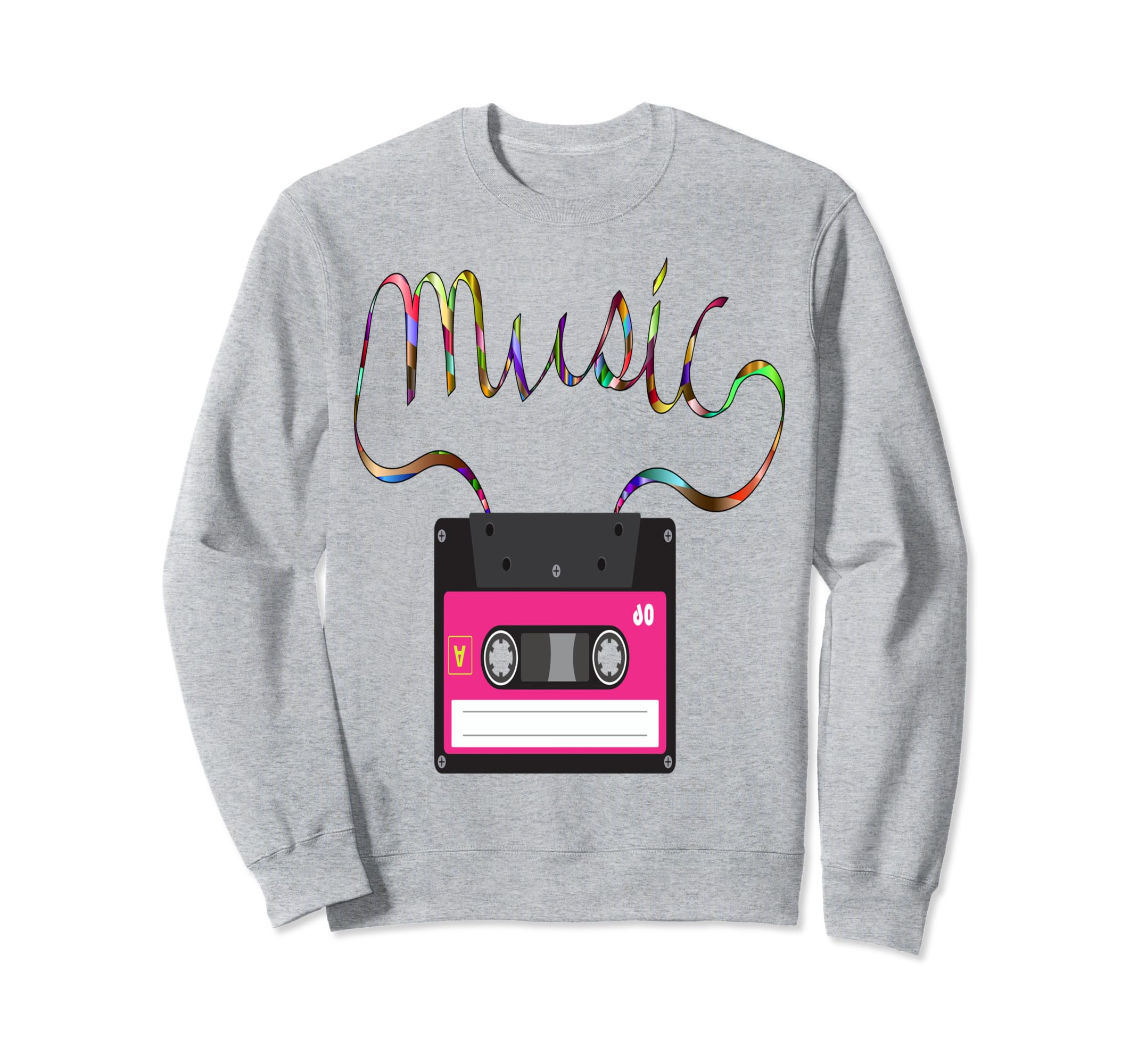 Fun Music Cassette W Tape Spelling Sweatshirt - Streetwear Style Unisex - T-Shirt, Sweatshirt, Hoodie