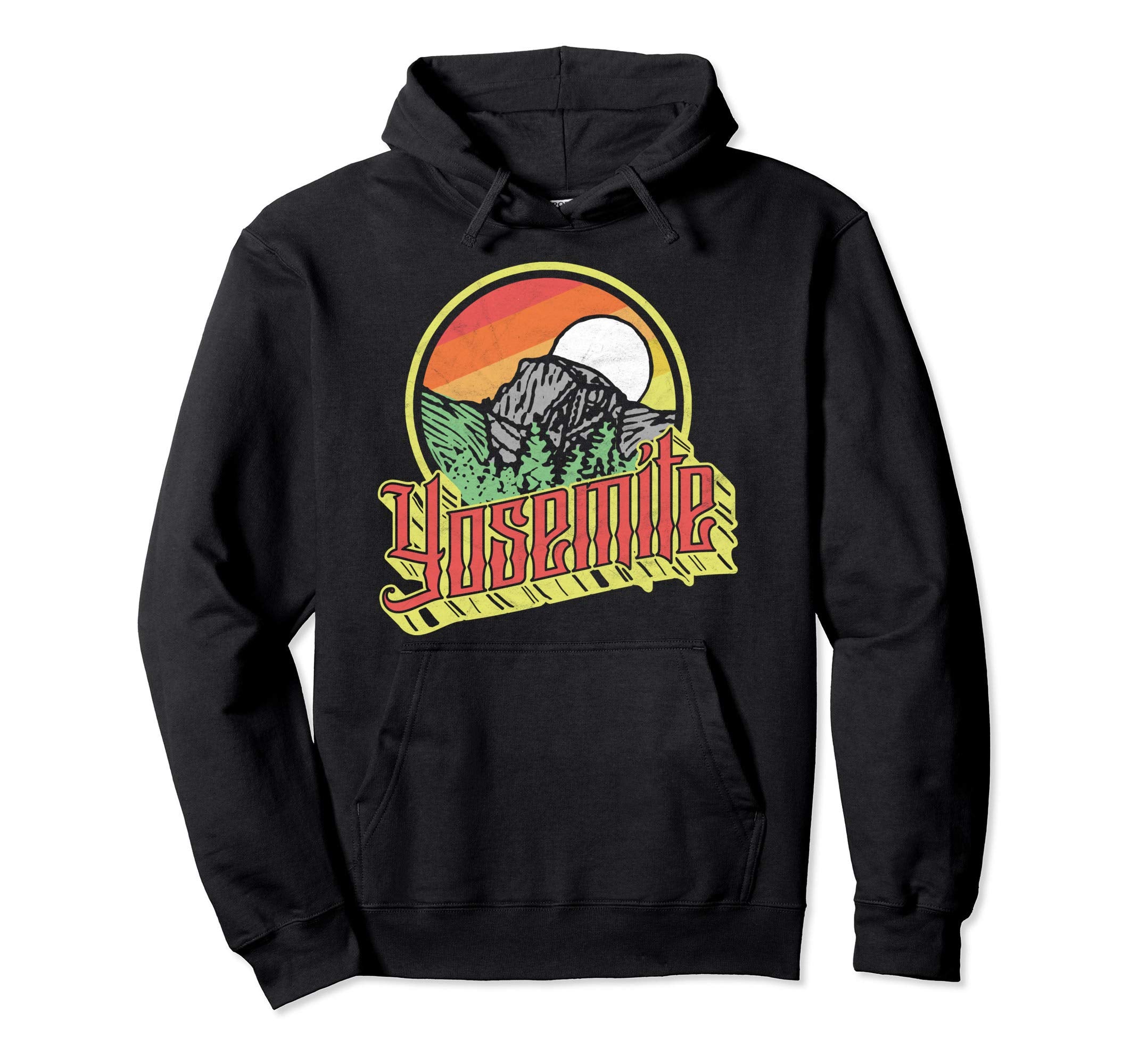 Yosemite National Park Half Dome Hoodie - Aesthetic Graphic Men Women - T-Shirt, Sweatshirt, Hoodie