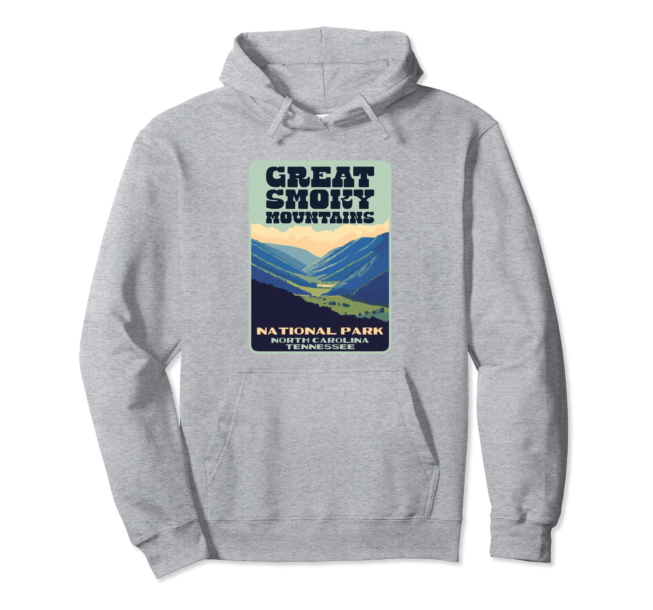 Great Smoky Mountains National Park Wpa Hoodie - Streetwear Style Men Women - T-Shirt, Sweatshirt, Hoodie