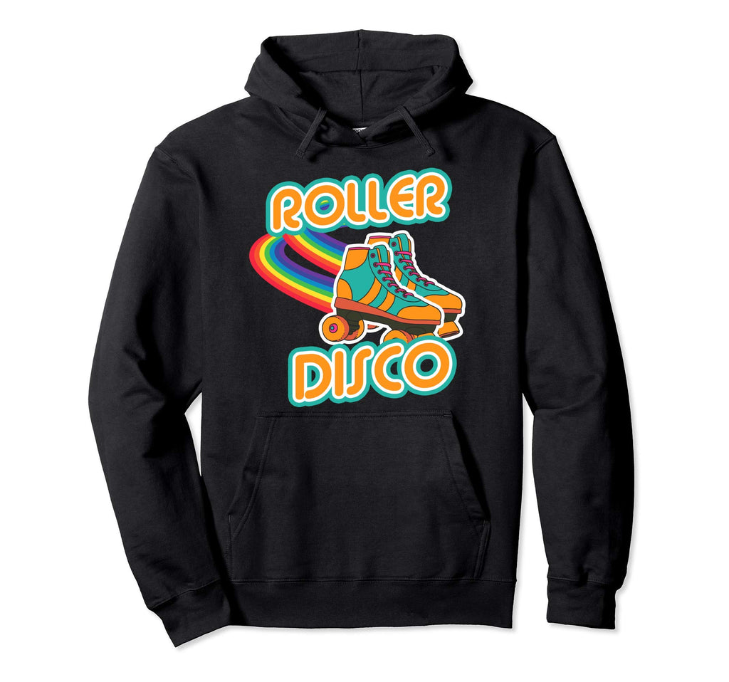 Funny Roller Skate 70 80 Disco Hoodie - Graphic Print Unisex - T-Shirt, Sweatshirt, Hoodie