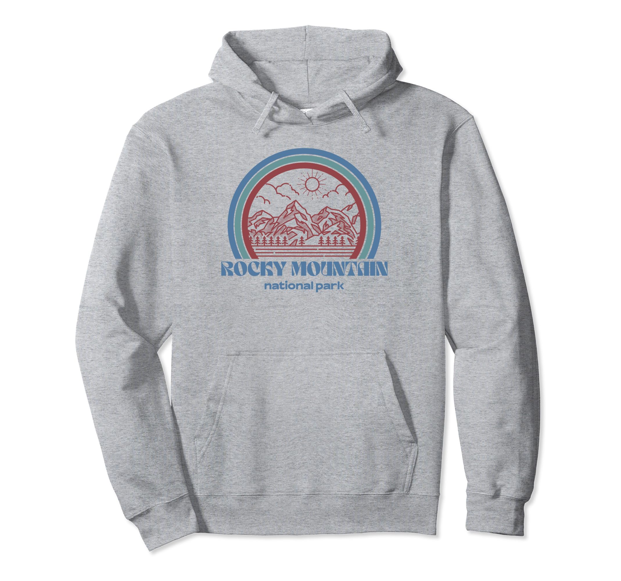 Rocky Mountain National Park Outdoor Hoodie - Custom Art Print Unisex - T-Shirt, Sweatshirt, Hoodie