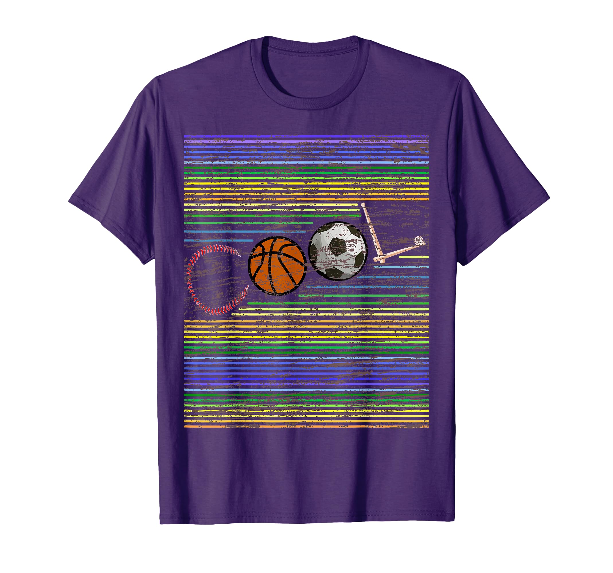 Sports Basketball Baseball Football T-Shirt - Minimalist Print Unisex - T-Shirt, Sweatshirt, Hoodie