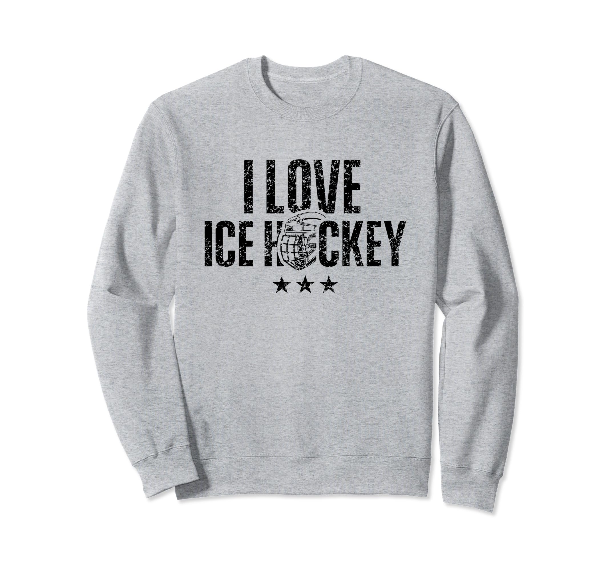 I Love Ice Hockey Lover Team Player Sweatshirt - Novelty Apparel Unisex - T-Shirt, Sweatshirt, Hoodie