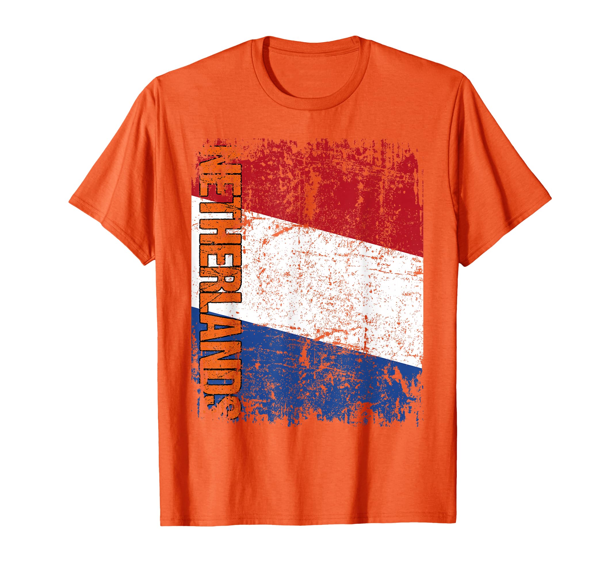 Netherlands Orange Big Flag T-Shirt - Streetwear Style for Adults - T-Shirt, Sweatshirt, Hoodie